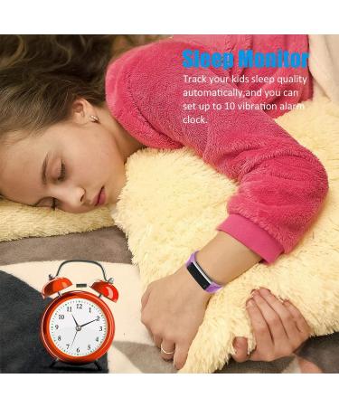 BIGGERFIVE Kids Fitness Tracker Watch - Waterproof Slim Activity Tracker for Girls Boys with Pedometer, Calorie Counter, Sleep Monitor, Silent Alarm Clock - Blue/Green - Buy Online on SooperMarket.com