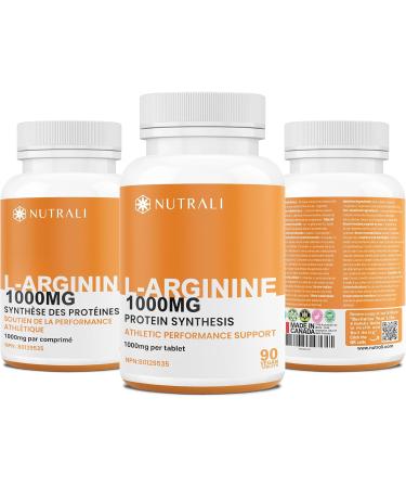 New 1000mg HIGH STRENGTH L Arginine Tablets - Pure Arginine Powder Powerful Nitric Oxide Supplement Boost Protein and Creatine Synthesis Stamina and Athletic Dominance Designed for Men requiring Peak Performance and Endurance Non-GMO Gluten-Free - 180 Veg - Buy Online on SooperMarket.com