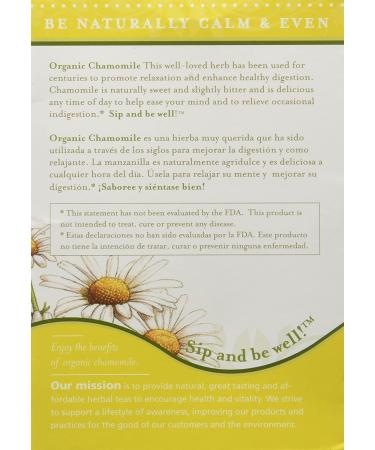 Buy Lifestyle Awareness Organic Chamomile Tea - Caffeine Free, 20 Tea Bags - Buy Online on SooperMarket.com