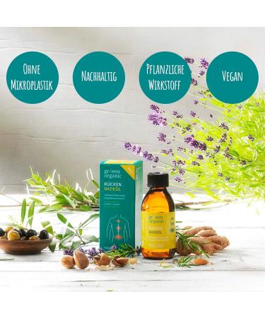 Gr eeen Organic Back Bathing Oil - Relaxation for Body & Mind | Prof. Dr. Dietrich Gr nemeyer - 150 ml - Buy Online on SooperMarket.com