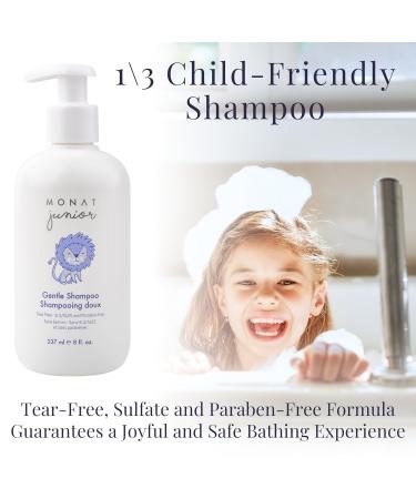 MONAT Junior 3-in-1 Hair Care System for Kids - Gentle Shampoo Conditioner & Detangler | 8 fl. oz./6 fl. oz. - International Shipping - Buy Online on SooperMarket.com