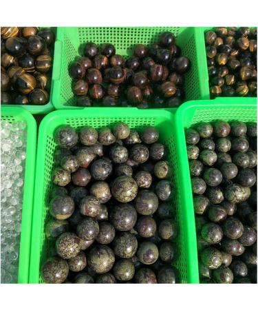 Natural Crystal Rough Ornament 1pc Natural Red Tiger Eye Spheres Crystal Balls 35MM-40MM for Fengshui Decoration Gift Decoration - Buy Online on SooperMarket.com
