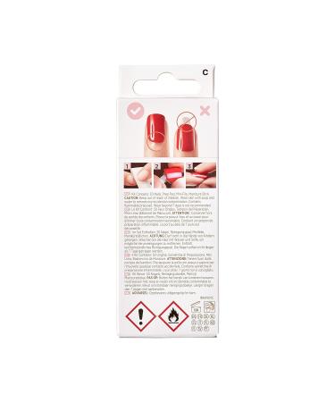 KISS imPRESS Limited Edition Holiday Press-On Manicure | PureFit Technology | Medium Length Coffin Black Nails | Style Naughty or Nice - Shop Now - Buy Online on SooperMarket.com