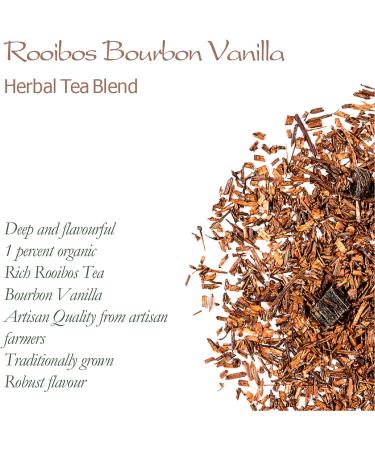 Organic Rooibos Bourbon Vanilla Tea - 100g Red Bush from South Africa - Buy Online on SooperMarket.com