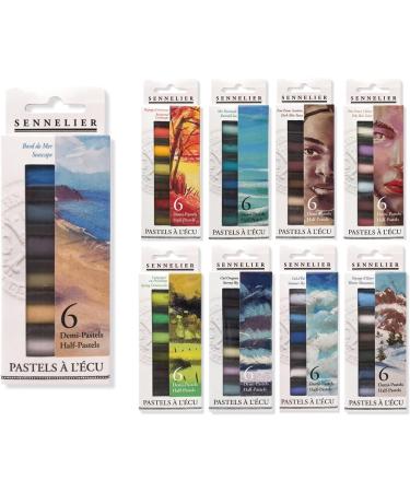 Sennelier Extra-Soft Half Pastel 6 Stick Set - Spring Colors - Buy Online on SooperMarket.com