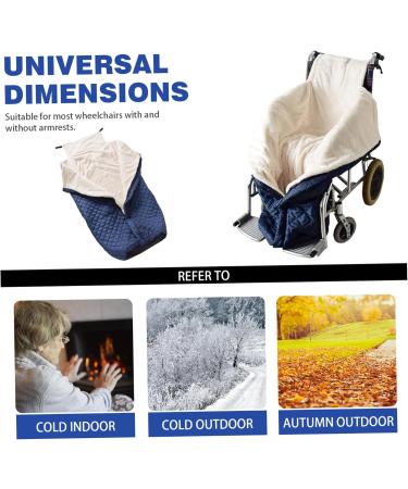Wheelchair Blanket Adult Waterproof Winter Wheelchair Cosy with Fleece Lined and Zipper Universal Fit Warm Wheelchair Cover for Keeping Warm .. - Buy Online on SooperMarket.com