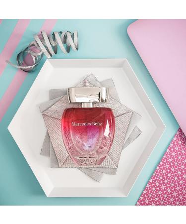 Mercedes-Benz - Rose - Professional Fragrance For Women - Elegant And Irresistible - Romantic And Stylish - Naturally Infused And Crafted - Sweet Fresh And Young - Eau De Toilette - 2 Oz 2 Fl Oz (Pack of 1) - Buy Online on SooperMarket.com