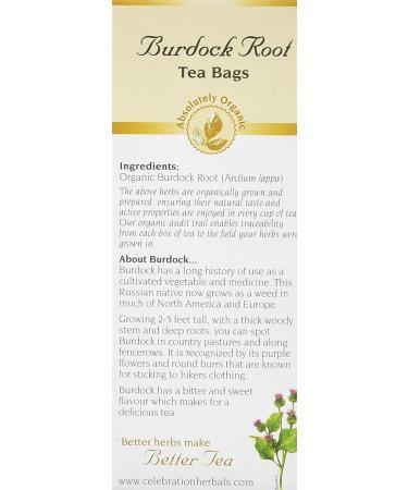 Celebration Herbals Burdock Root Tea Bags - 24 Count - Buy Online on SooperMarket.com