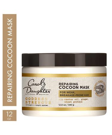Carol's Daughter Goddess Strength Repairing Hair Mask 12 Oz - Hydrating & Moisturizing with Castor Oil - Buy Online on SooperMarket.com