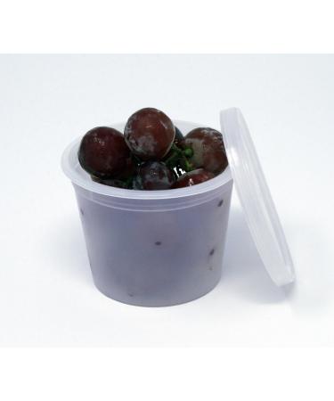 Vito's Deli Container with Lid 4oz (50 Pack) - Food Storage Solution - Buy Online on SooperMarket.com