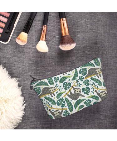 LOOMILOO Cosmetic Bag for Women  Adorable Roomy Makeup Bags Travel Water Resistant Toiletry Bag Accessories Organizer Sloth (Sloth 51476) A:Sloth 51476 - Buy Online on SooperMarket.com