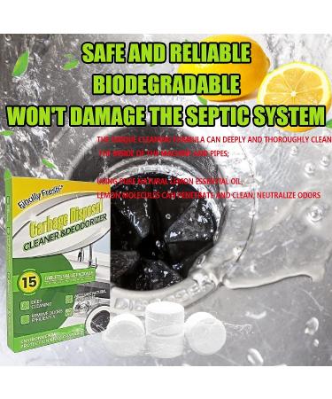 Xiaom Finally Fresh Garbage Disposal Cleaning Tablets + 2 Hooks - Effective Odor Elimination - Buy Online on SooperMarket.com