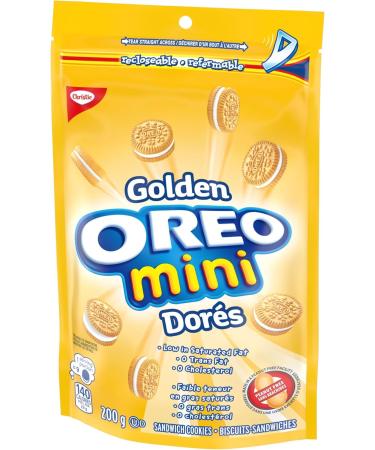 OREO Mini Golden Sandwich Cookies Made in a Peanut-Free Facility School Snacks 200g Golden 200 g (Pack of 1) - Buy Online on SooperMarket.com