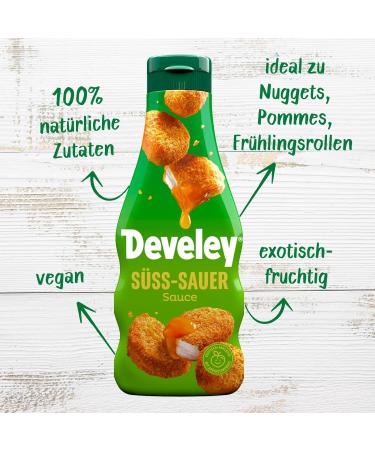 Develey Sweet and Sour Sauce 250ml - Exotic Apricot Puree Flavor for International Shipping - Buy Online on SooperMarket.com