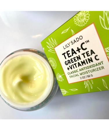LILY SADO TEA+C Green Tea & Vitamin C Moisturizer | Antioxidant Anti-Aging Lotion - Hydrates & Firms Skin for Men & Women - Buy Online on SooperMarket.com
