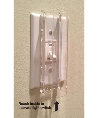 Child Proof Light Switch Guard - Toggle Style Switches | Easy Installation - Buy Online on SooperMarket.com