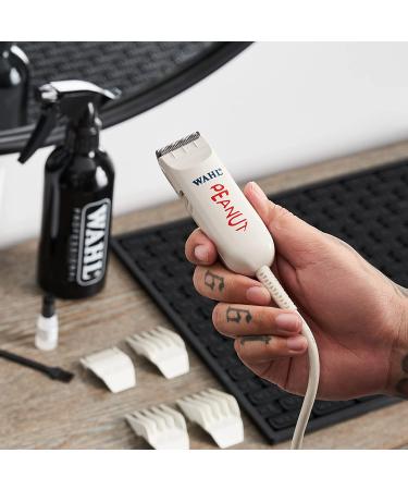 Wahl Professional Classic White Peanut Hair and Beard Clipper Trimmer Model 8685 - Powerful Rotary Motor for Barbers and Stylists - Buy Online on SooperMarket.com