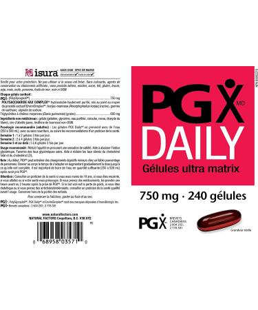 Buy PGX Daily Ultra Matrix Softgels 750 mg - 240 Count | Natural Factors for Weight Management - Buy Online on SooperMarket.com