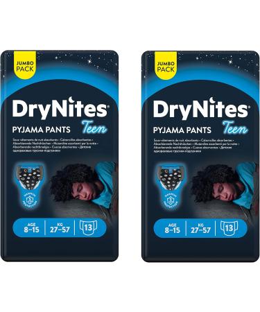 Huggies DryNites Night Pants for Boys 8-15 Years - Monthly Pack of 26 Ultra-Absorbent Comfortable & Secure - International Shipping Available - Buy Online on SooperMarket.com