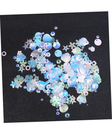 STOBOK 4 Packs DIY Pearls Spacer Beads Loose Sequins Paillettes Glitter Powder Super Flash White Whitex2pcs 2x1.2x0.1cmx2pcs - Buy Online on SooperMarket.com