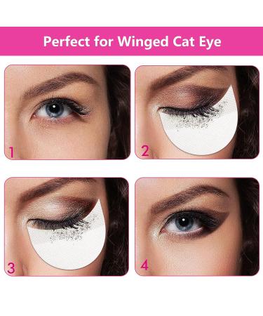 TailaiMei 120 Pcs Eyeshadow Shields - Makeup Residue Prevention Stencils for Eyes, Gel Pads for Eyeliner, Extensions & Lips - Buy Online on SooperMarket.com