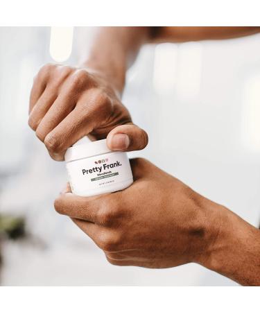 Pretty Frank Natural Deodorant Jar - Aluminum-Free, Organic Ingredients - Woodlands Scent - 2 Ounce (1 Pack) - Buy Online on SooperMarket.com