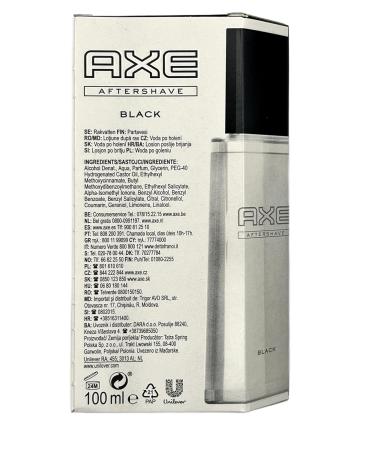 Axe Black Aftershave 100 ml | Premium Scent for Men | International Shipping Available - Buy Online on SooperMarket.com