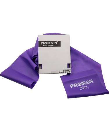 PROIRON Latex-Free Resistance Bands - Strength Training Yoga Pilates - Light/Medium/Heavy - Purple - 1.5m - 20lb - Buy Online on SooperMarket.com