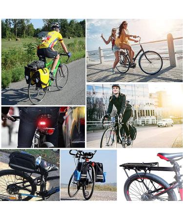 COMINGFIT Adjustable Bike Luggage Cargo Rack - 110 Lbs Capacity | Universal Bicycle Carrier Stand for Equipment and Accessories - Buy Online on SooperMarket.com