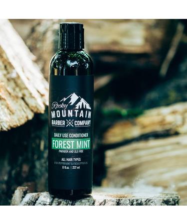 Rocky Mountain Barber Co. Men's Conditioner - Tea Tree Oil & Peppermint - 8oz - Buy Online on SooperMarket.com