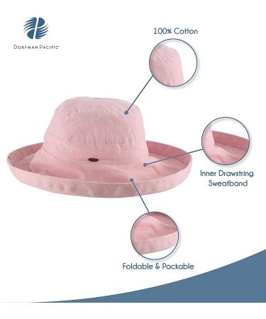 Scala Women's Cotton Sun Hat with UPF 50+ Rating - Natural, One Size - Buy Online on SooperMarket.com