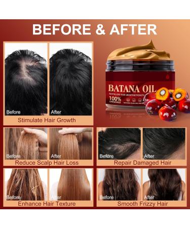 Unrefined Batana Oil for Hair Growth | Organic Nourishing Moisturizer | Repair Damaged Hair & Prevent Hair Loss | 4.0 Fl. Oz - Buy Online on SooperMarket.com