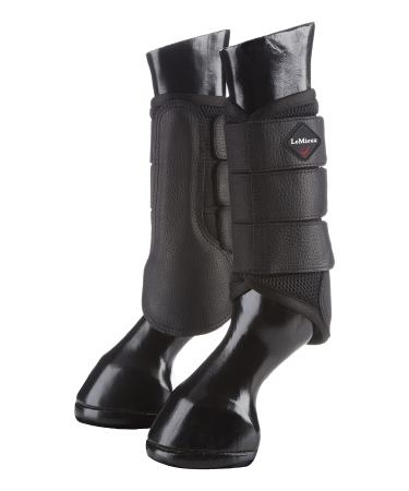 LeMieux Mesh Brushing Horse Boots - Protective Gear and Training Equipment - Equine Boots Wraps & Accessories Large Black