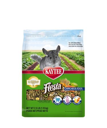 Kaytee Fiesta Pet Chinchilla Food, 2.5 Pound