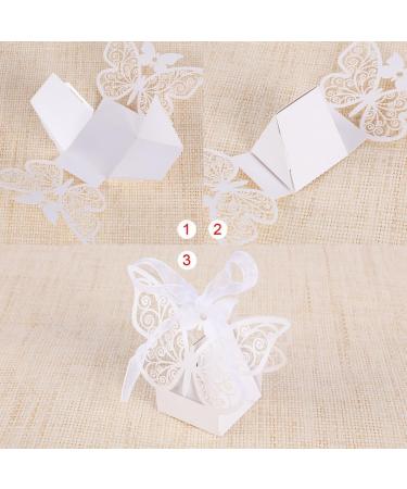 Lodokdre Pack of 20 Sweets Sweets Box Large Butterfly for Wedding Christening - Buy Online on SooperMarket.com