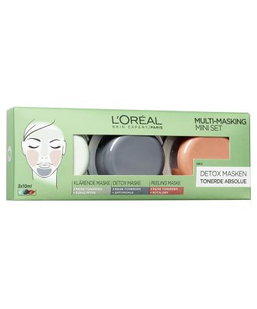 L'Or al Paris Tonerde Absolue Multi Masking Set pack of 3 (3 x 30 ml)