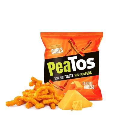 PeaTos Party Mix Crunchy Curls & Rings - Gluten-Free Pea Protein Puffs Snack Packs (15 count  1 oz each) - 4g Protein  3g Fiber - Buy Online on SooperMarket.com