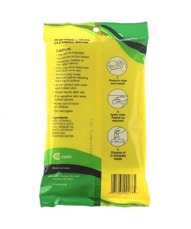 Degreasing Oven Cleaning Wipes - 20 Wipes | Powerful Grease Removal for Kitchen | International Shipping Available - Buy Online on SooperMarket.com