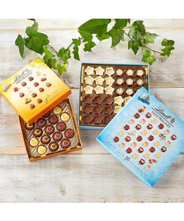 Lindt Chocolate Summer Mini Ice Pralin s 165g - 36 Assorted Alcohol-Free Pralines | Perfect Chocolate Gift Box - Buy Online on SooperMarket.com