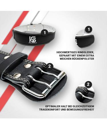 Buy Weight Leaks Leather Fitness Belt - Optimal Protection for Bodybuilding Strength Training and CrossFit - Buy Online on SooperMarket.com