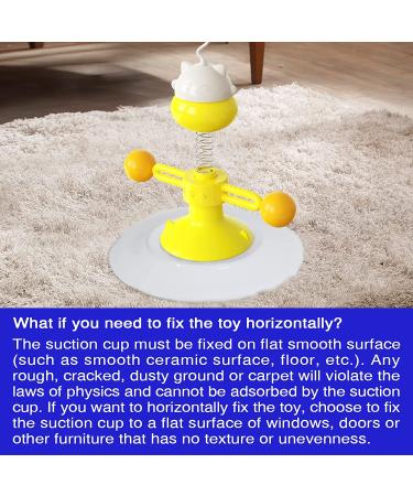 PUPPYIT Interactive Cat Toy - Fun Windmill Swing Teaser for Indoor Kittens | Ideal Gift for Cat Lovers - Buy Online on SooperMarket.com