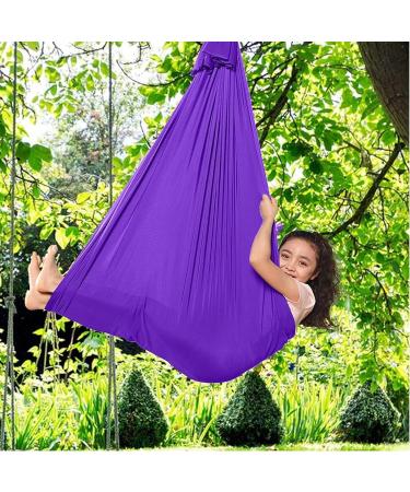 Ssimoo Stretchy Sensory Body SOX - Full-Body Calming Wrap for Autism & Anxiety Relief | Purple 100x280cm - Buy Online on SooperMarket.com