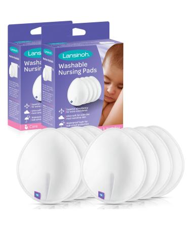 Lansinoh Reusable Nursing Pads for Breastfeeding Mothers 8 Pads