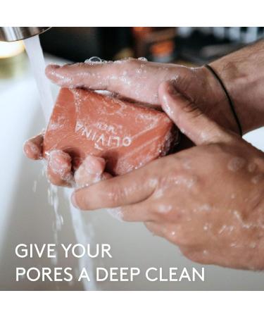 Barrel and Oak Exfoliating Bar Soap - Men's Natural Exfoliator | Deep Cleansing Removes Dead Skin Mountain Sage - 6 oz - Buy Online on SooperMarket.com