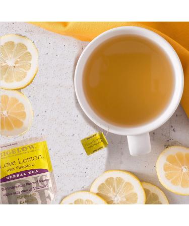 Bigelow I Love Lemon Herbal Tea with Vitamin C | Caffeine Free | 20 Bags | 1.28 oz - Buy Online on SooperMarket.com
