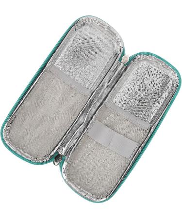 Marble Green Insulin Cooler Case - Portable Insulated Cooling Bag for Diabetic Supplies - Professional EVA Design for Elderly - Fashionable & Safe - Buy Online on SooperMarket.com