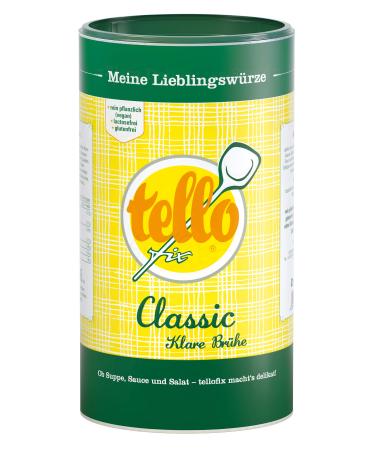 Tellofix Classic clear broth - versatile vegetables broth as a universal spice agent to refine - low -calorie - 1 x 900 g Universal 900 g (1 Pack)