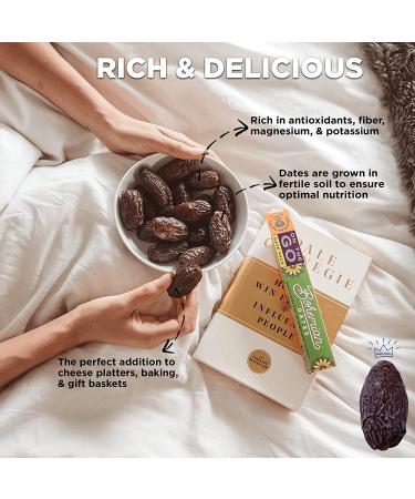 Bohemian Dates Whole Medjool Dates | Premium Extra Large All Natural Grown Fruit | Fresh Grown Fruit | No Added Sugar | Soft  Chewy  Caramel Flavor  12 Pack of 3 - 36 Count Total (2 LB) - Buy Online on SooperMarket.com