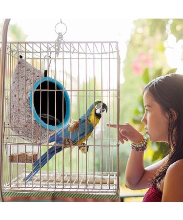 MEWTOGO Winter Warm Bird Nest with Fixable Opening - Plush Snuggle Parrot House for Various Bird Species - Buy Online on SooperMarket.com