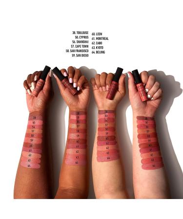 NYX Soft Matte Lip Cream Shanghai - Warm Midtone Nude Liquid Lipstick 0.27 Fl Oz - Buy Online on SooperMarket.com